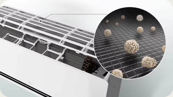 Màng lọc bụi thô là bước đầu giúp bắt giữ các bụi có kích thước lớn ở tuyến đầu tiên của máy.