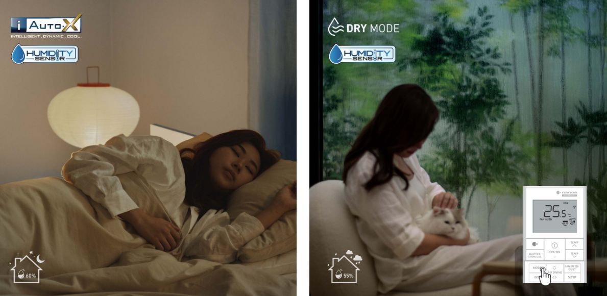 Kiểm soát độ ẩm và làm mát dễ chịu hơn