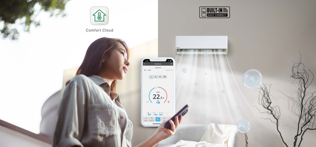Điều khiển dễ dàng hơn qua Panasonic Comfort Cloud