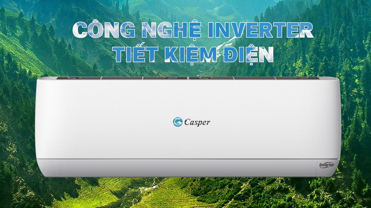 Công nghệ Inverter được trang bị để điều chỉnh tốc độ của máy nén linh hoạt hơn